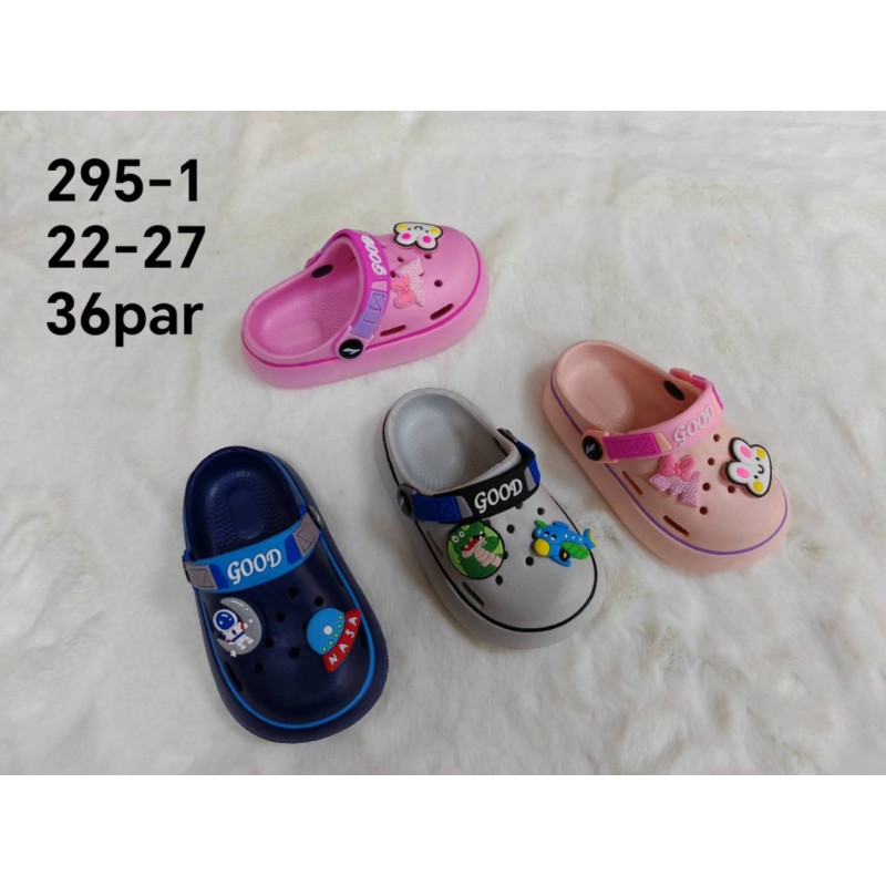 Buty Klapki Dziecięce(22-27,36par)Kolor Jak na zdzięciu