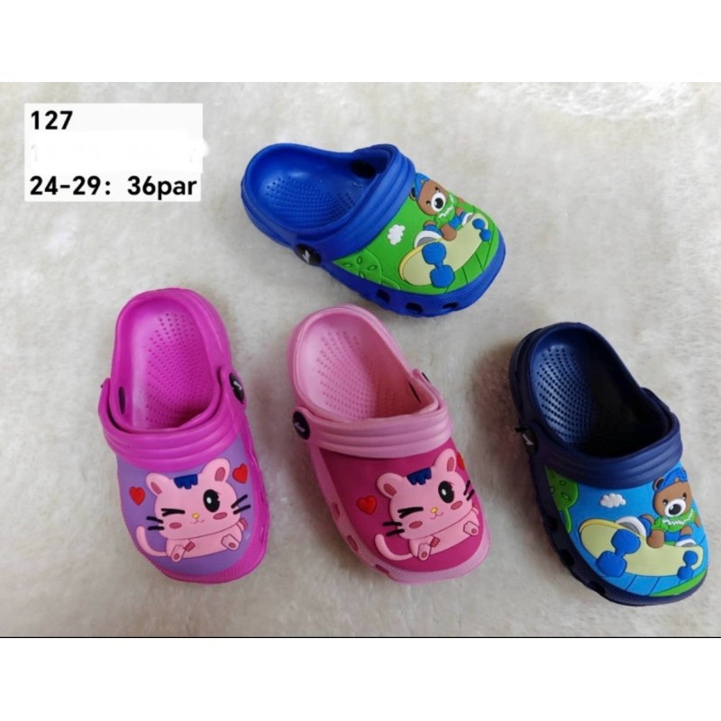 Buty Klapki Dziecięce(24-29,36par)Kolor Jak na zdzięciu