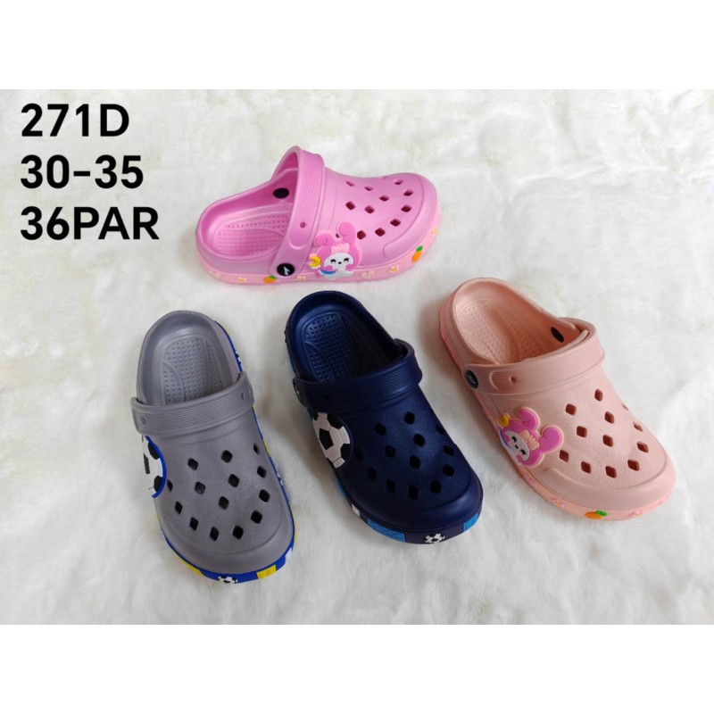 Buty Klapki Dziecięce(30-35,36par)Kolor Jak na zdzięciu