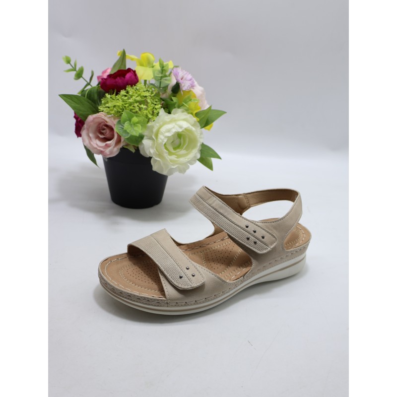 SANDAŁY DAMSKIE. SIZE 36/42 (12 PAR/PACZKA) KOLOR JAK NA ZDZIĘCIU