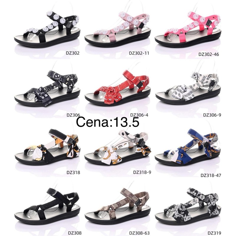 Buty Sandały Damskie (36-41,12par)Kolor Jak na zdzięciu
