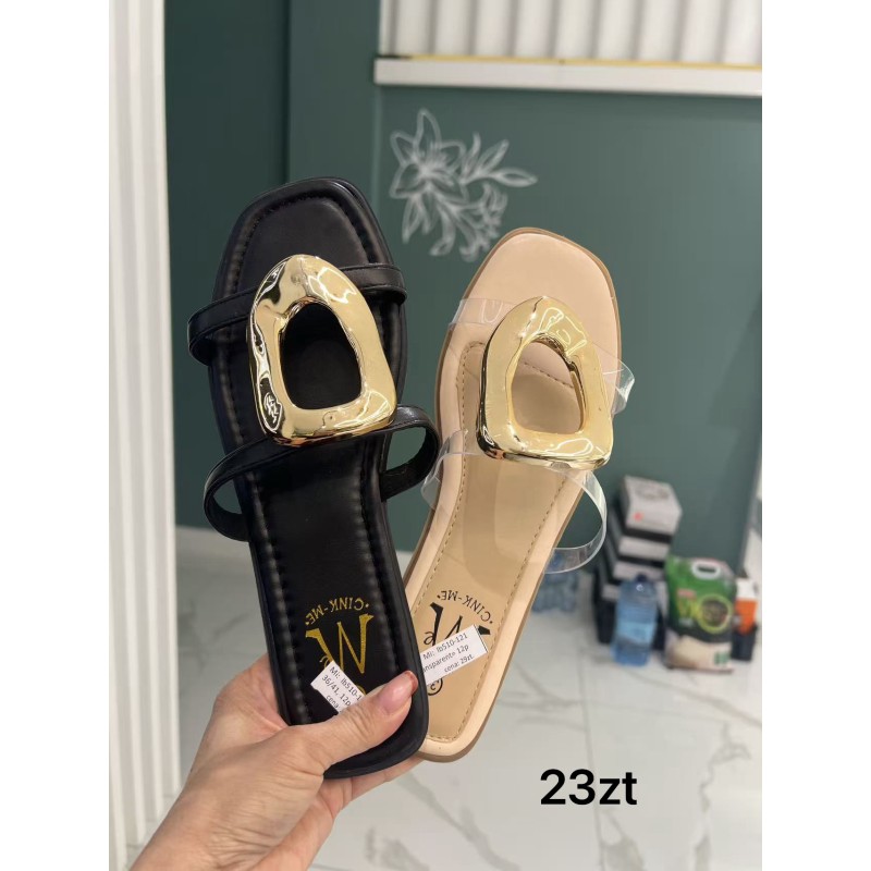 Buty Klapki Damskie(36-41,12par)Kolor Jak na zdzięciu