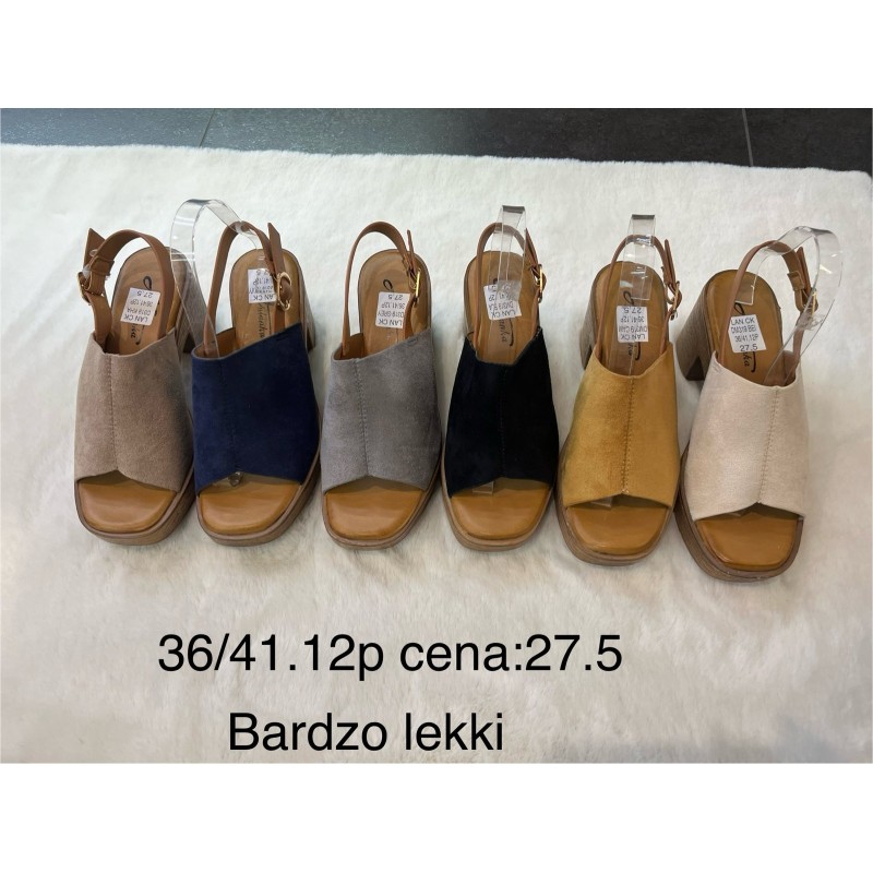 Buty Sandały Damskie (36-41,12par)Kolor Jak na zdzięciu