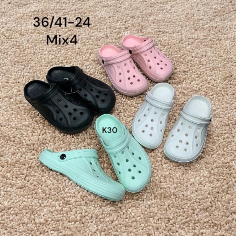 Buty Klapki Damskie(36-41,24par) Kolor Jak na zdzięciu