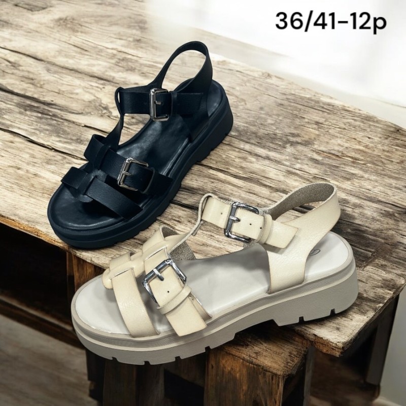 Buty Sandały Damskie (36-41,12par) Kolor Jak na zdzięciu