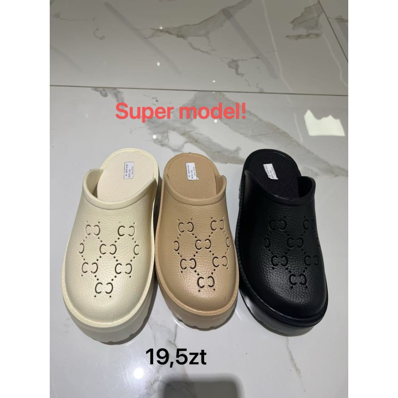 Buty Klapki Damskie (36-41,12par)Kolor Jak na zdzięciu