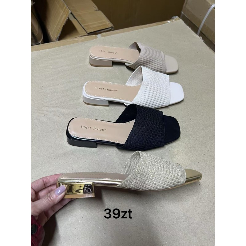Buty Klapki Damskie (36-41,12par)Kolor Jak na zdzięciu