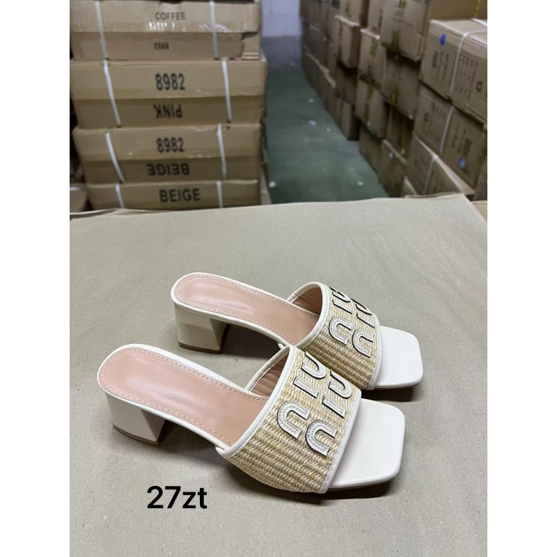 Buty Klapki Damskie (36-41,12par)Kolor Jak na zdzięciu