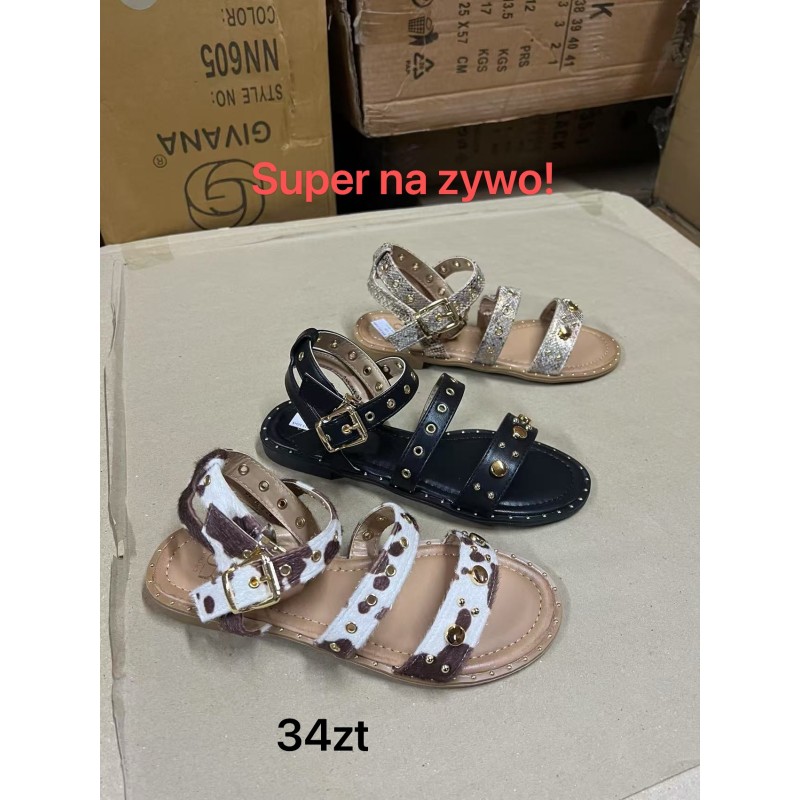 Buty Sandały Damskie (36-41,12par)Kolor Jak na zdzięciu