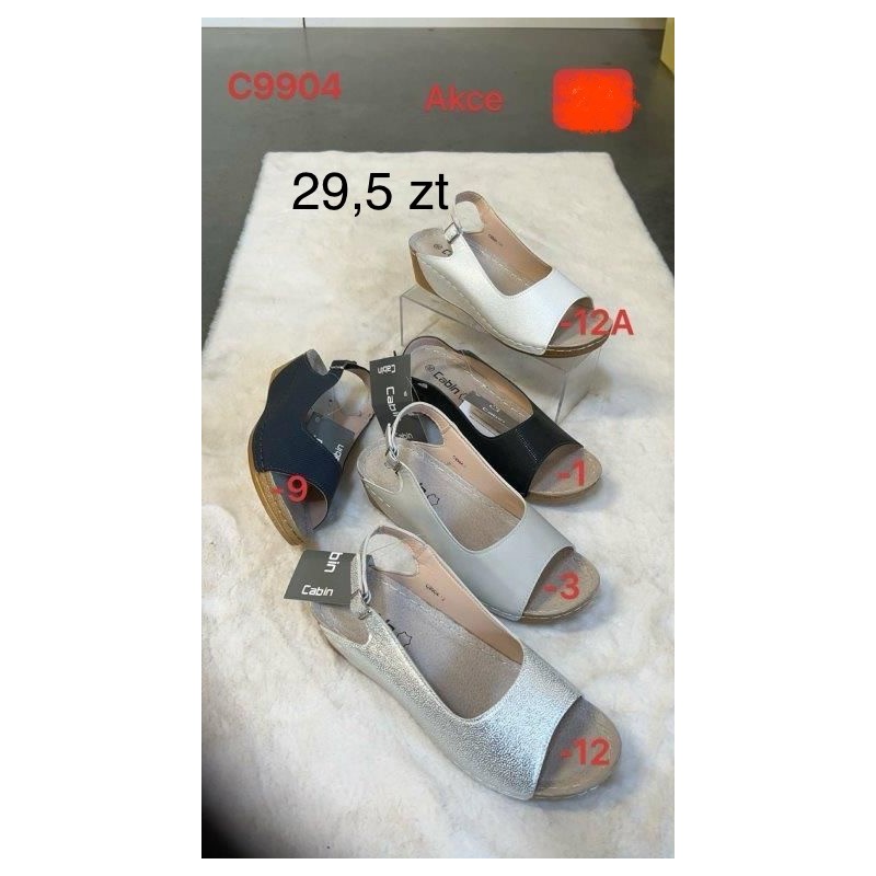 Buty Sandały Damskie(36-41,12par)Kolor Jak na zdzięciu