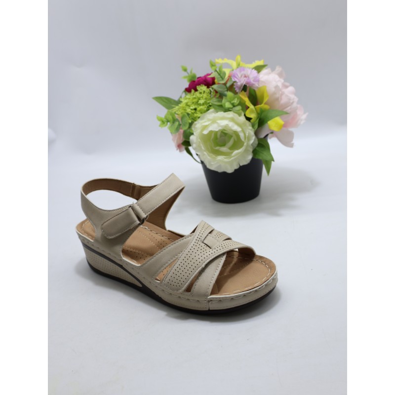 Sandały DAMSKIE. SIZE 36/41 (12 PAR/PACZKA) KOLOR JAK NA ZDZIĘCIU