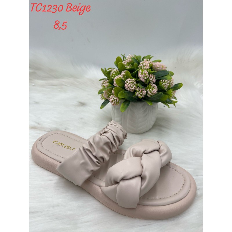 Buty Klapki Damskie(36-41,12par)Kolor Jak na zdzięciu