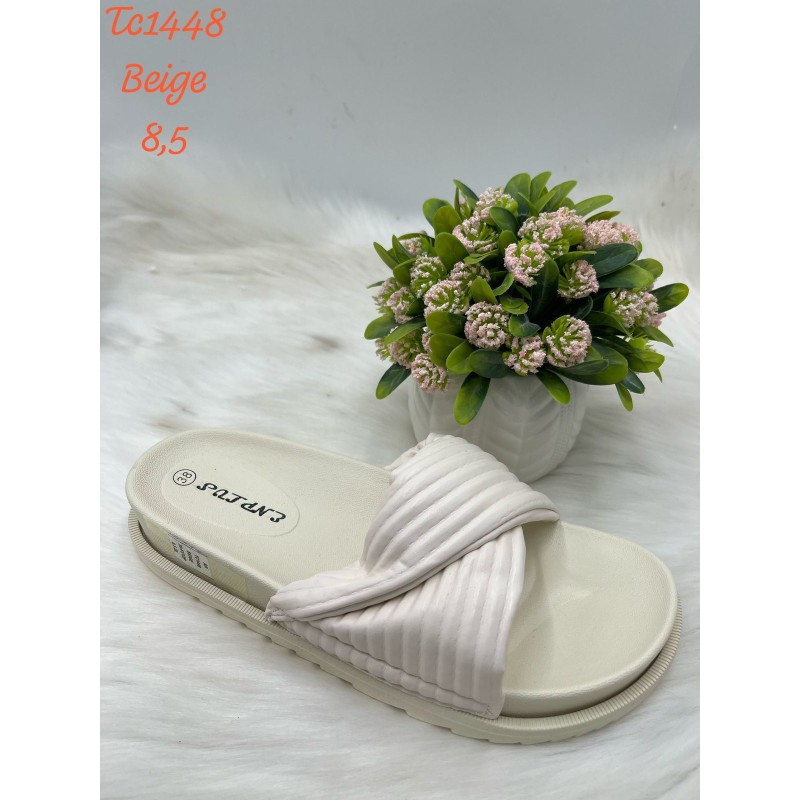Buty Klapki Damskie(36-41,12par)Kolor Jak na zdzięciu