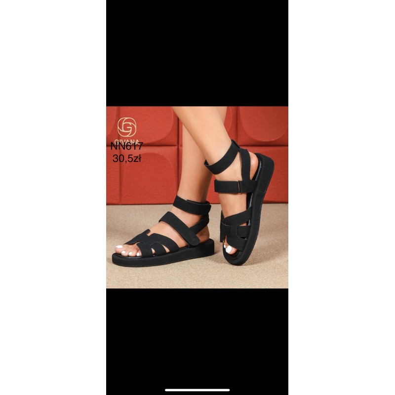 Buty Sandały Damskie(36-41,12par)Kolor Jak na zdzięciu