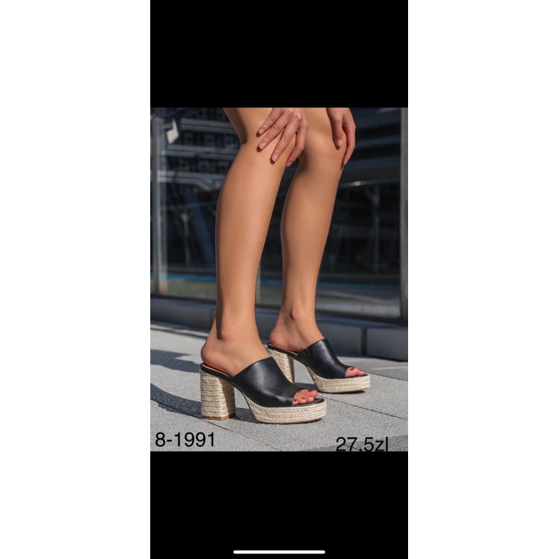 Buty Klapki Damskie(36-41,12par)Kolor Jak na zdzięciu