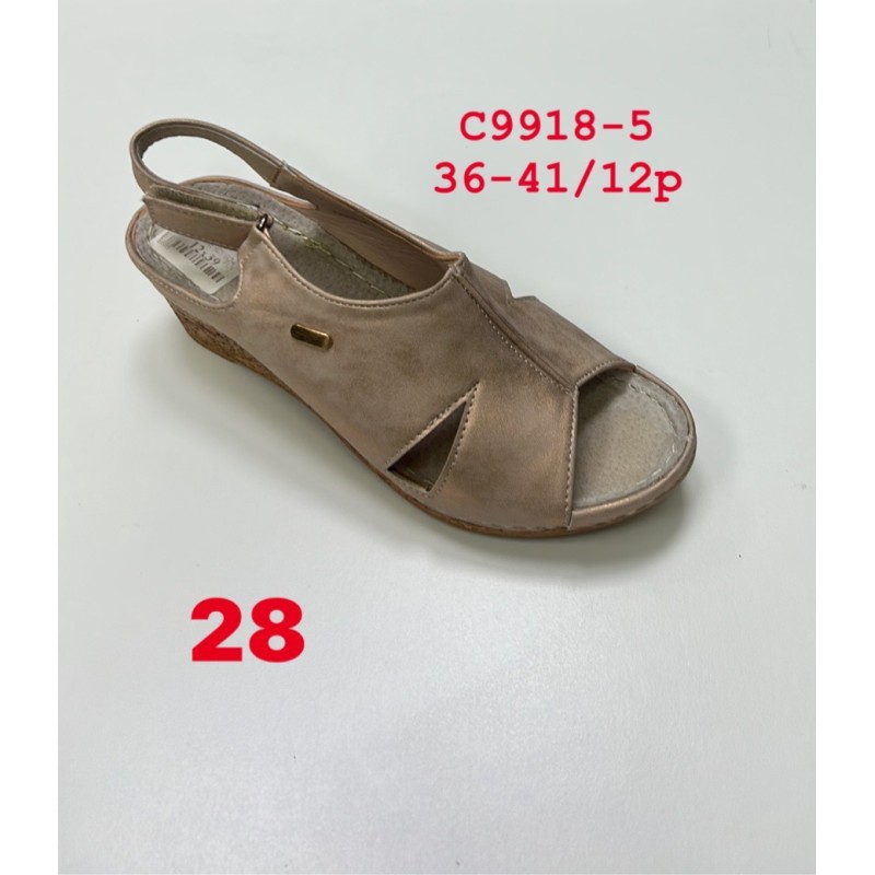 Buty Sandały Damskie (36-41,12par)Kolor Jak na zdzięciu