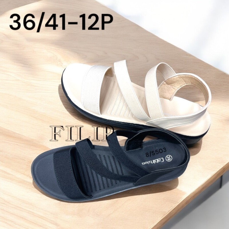 Buty Sandały Damskie(36-41,12par)Kolor Jak na zdzięciu