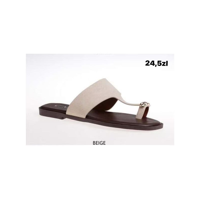 Buty Klapki Damskie(36-41,12par)Kolor Jak na zdzięciu