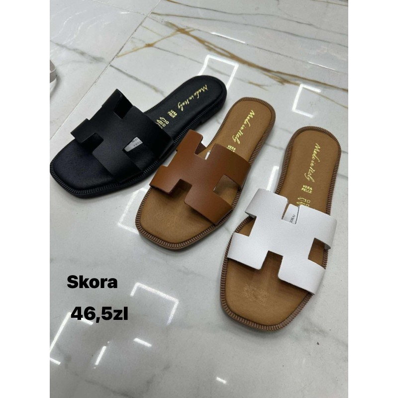 Buty Klapki Damskie(36-41,12par)Kolor Jak na zdzięciu