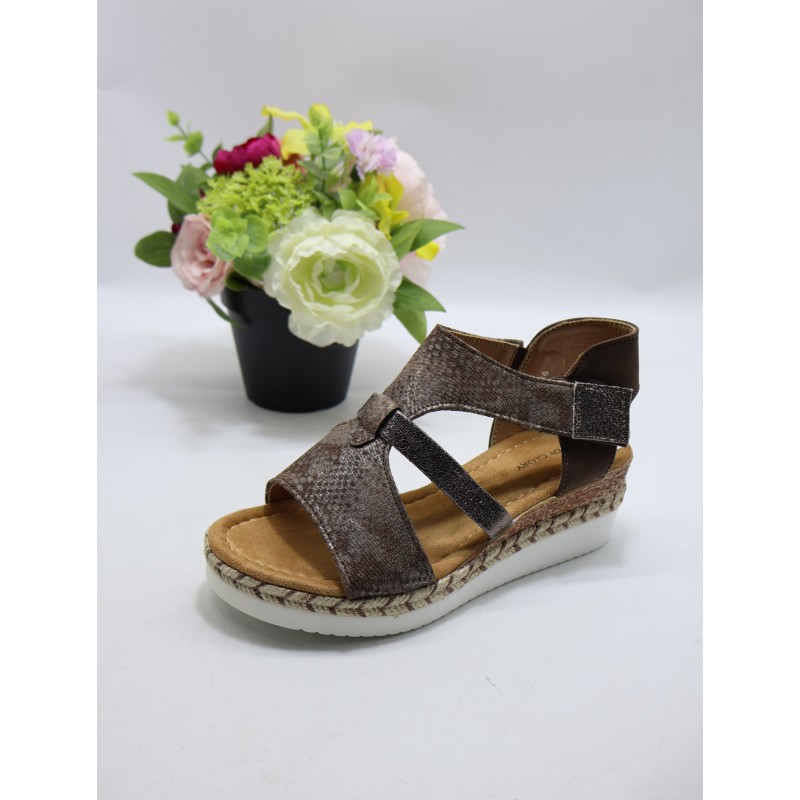 Sandały DAMSKIE. SIZE 36/41 (12 PAR/PACZKA) KOLOR JAK NA ZDZIĘCIU