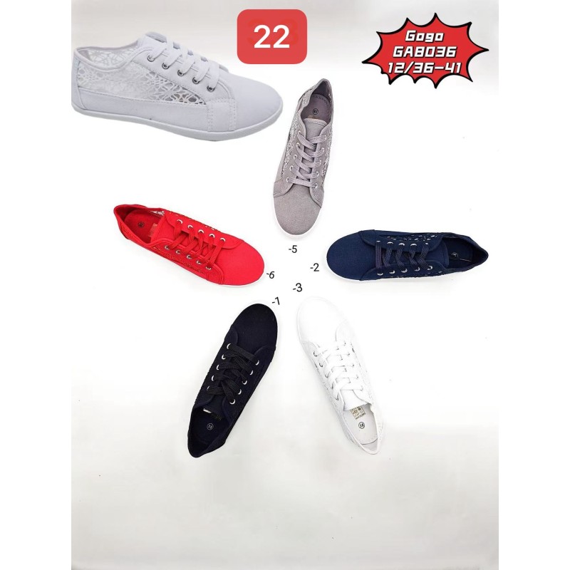 Buty Sportowe Damskie (36-41,12par)Kolor Jak na zdzięciu