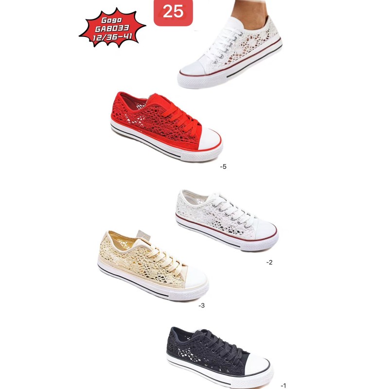 Buty Sportowe Damskie (36-41,12par)Kolor Jak na zdzięciu