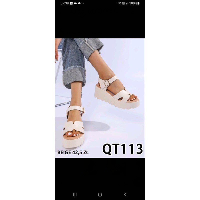 Buty Sandały Damskie (36-41,12par)Kolor Jak na zdzięciu