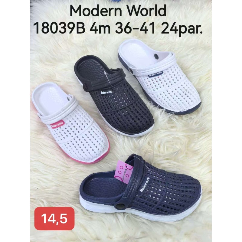 Buty Klapki Damskie(36-41,24par)Kolor Jak na zdzięciu