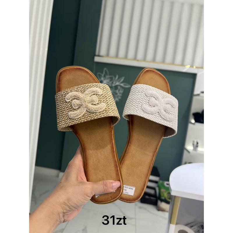 Buty Klapki Damskie(36-41,12par)Kolor Jak na zdzięciu