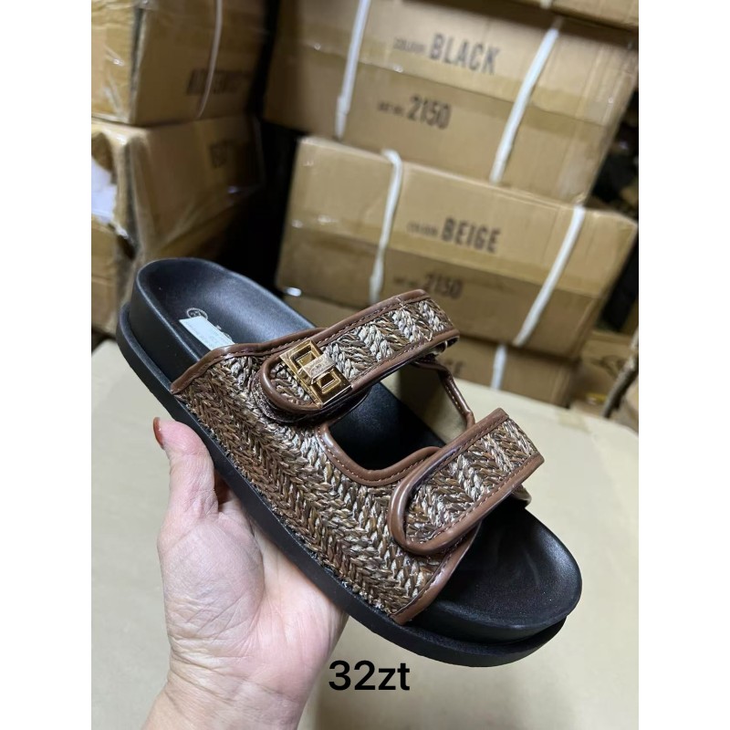 Buty Klapki Damskie(36-41,12par)Kolor Jak na zdzięciu