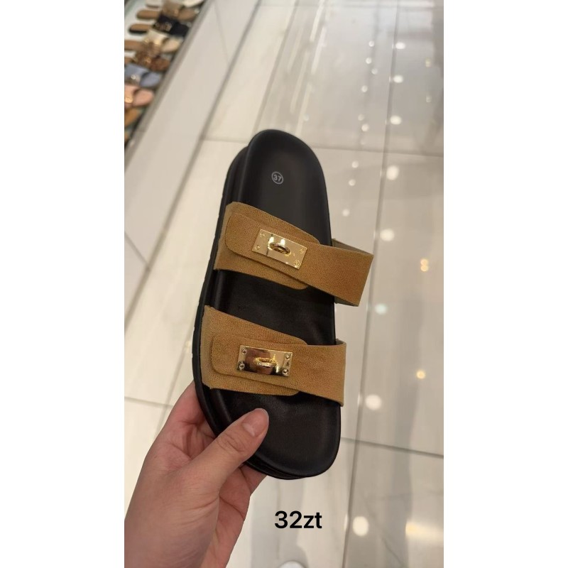 Buty Klapki Damskie(36-41,12par)Kolor Jak na zdzięciu