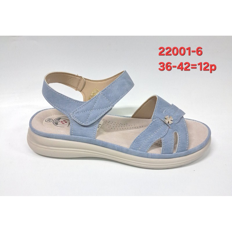 Buty Sandały Damskie(36-42,12par)Kolor Jak na zdzięciu