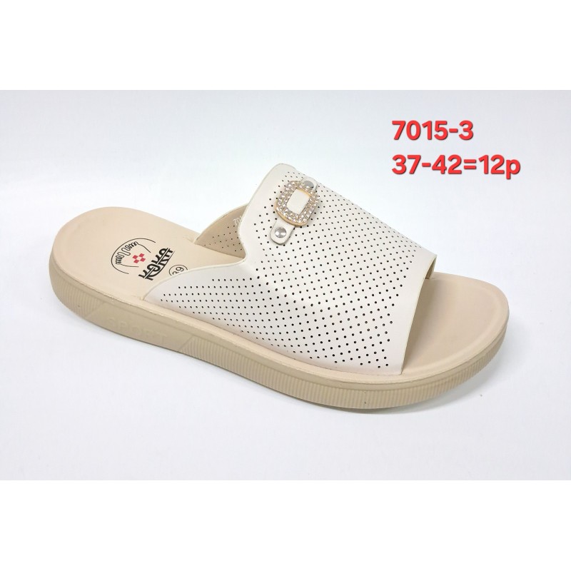 Buty klapki Damskie(37-42,12par)Kolor Jak na zdzięciu