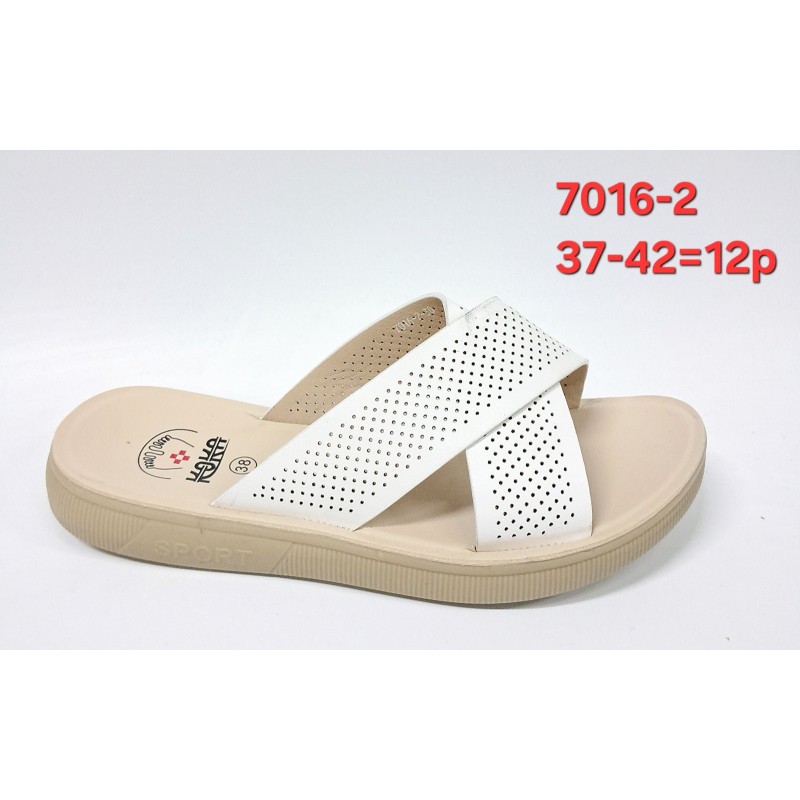 Buty klapki Damskie(37-42,12par)Kolor Jak na zdzięciu