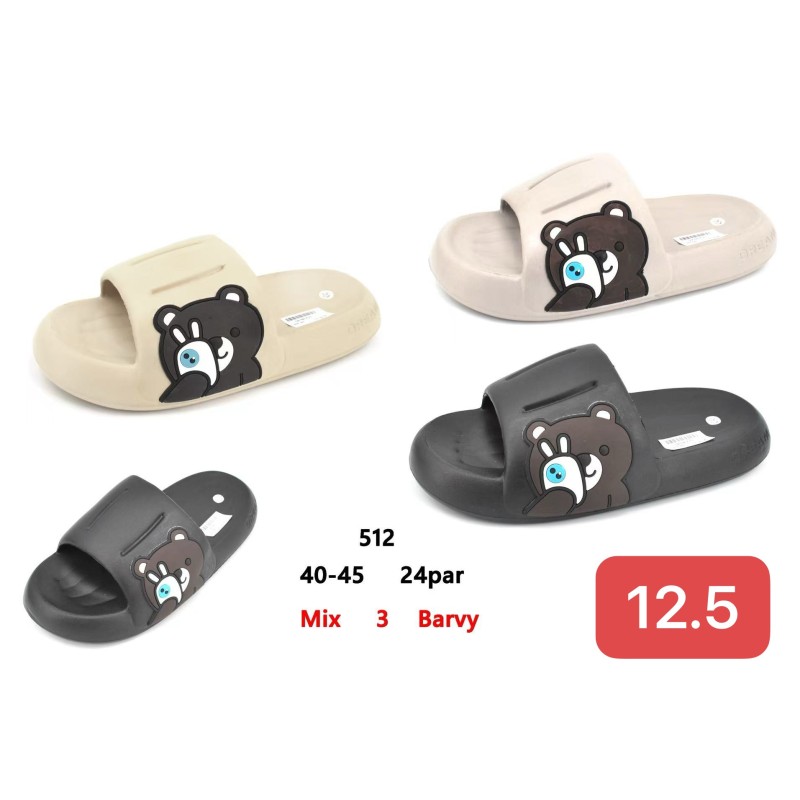 Buty klapki DAMSKIE (36-41,24par)Kolor Jak na zdzięciu