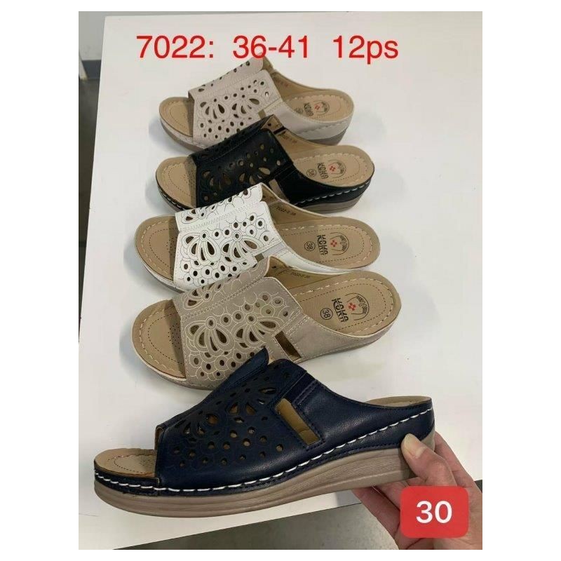 Buty klapki DAMSKIE (36-41,12par)Kolor Jak na zdzięciu