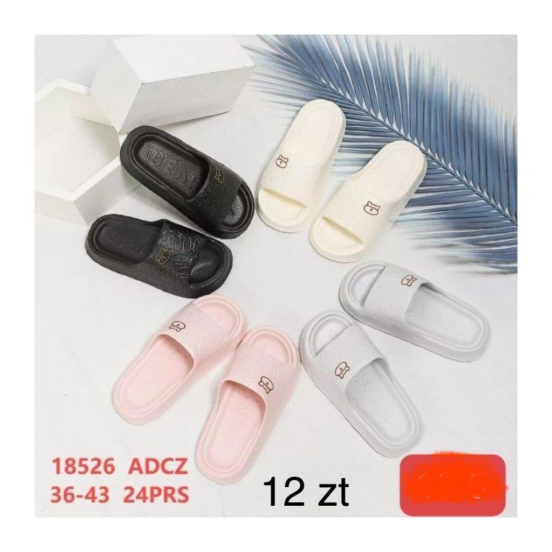 Buty klapki DAMSKIE (36-43,24par)Kolor Jak na zdzięciu