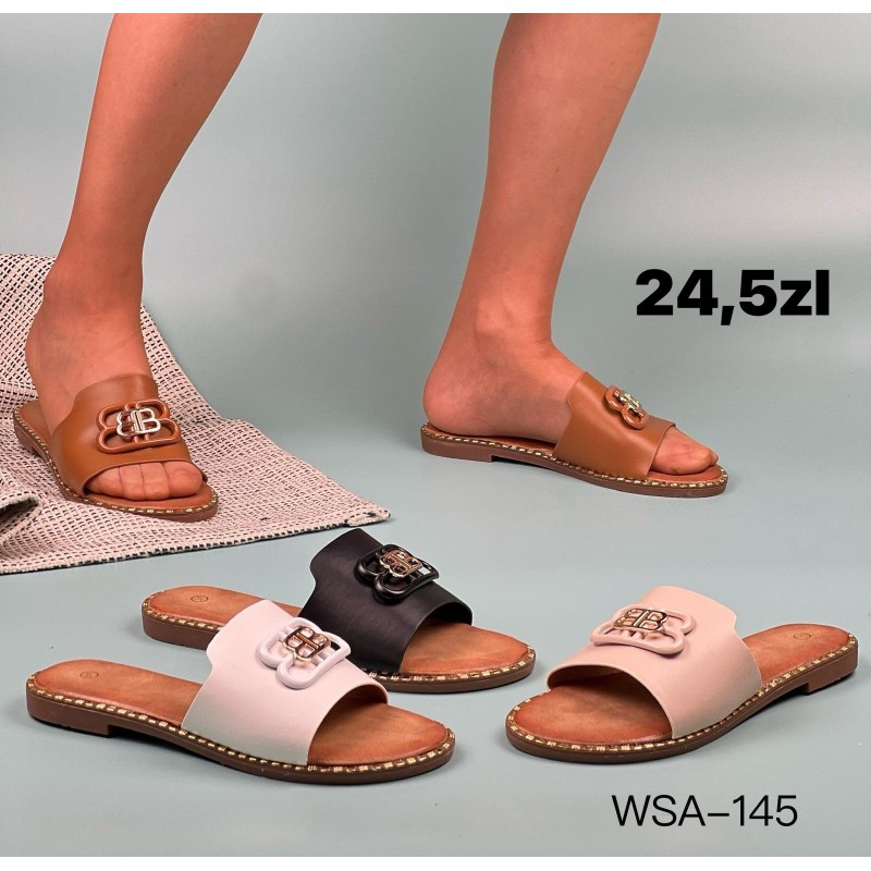 Buty Klapki DAMSKIE (36-41,12par)Kolor Jak na zdzięciu
