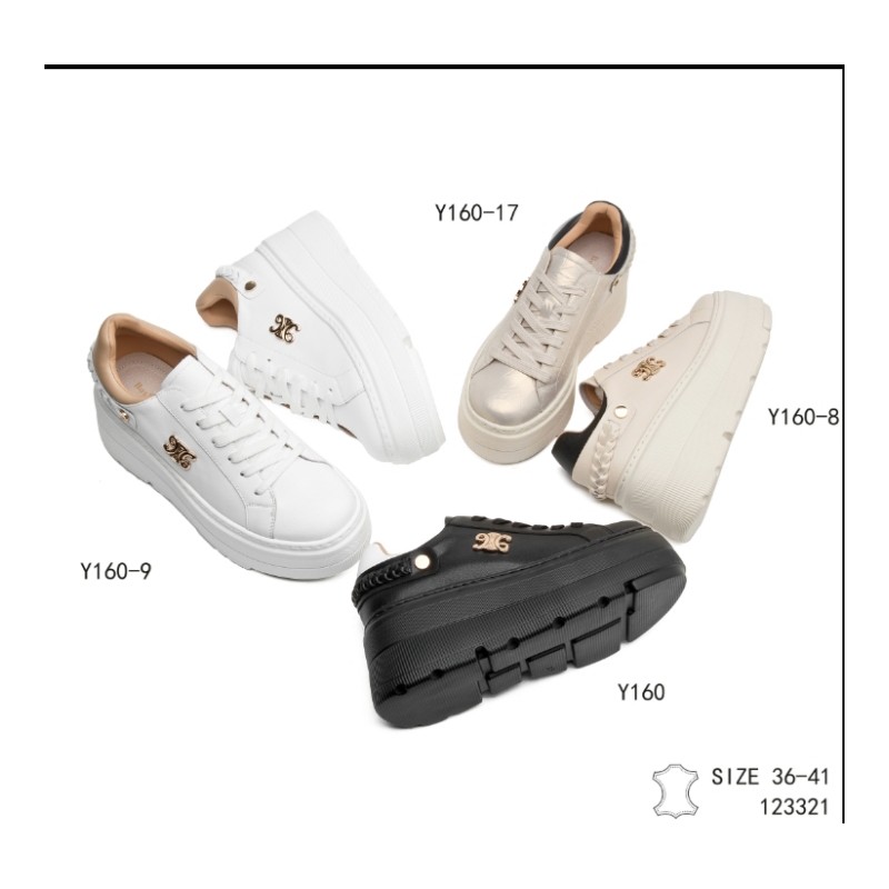 Buty Sportowe DAMSKIE (36-41,8par)Kolor Jak na zdzięciu