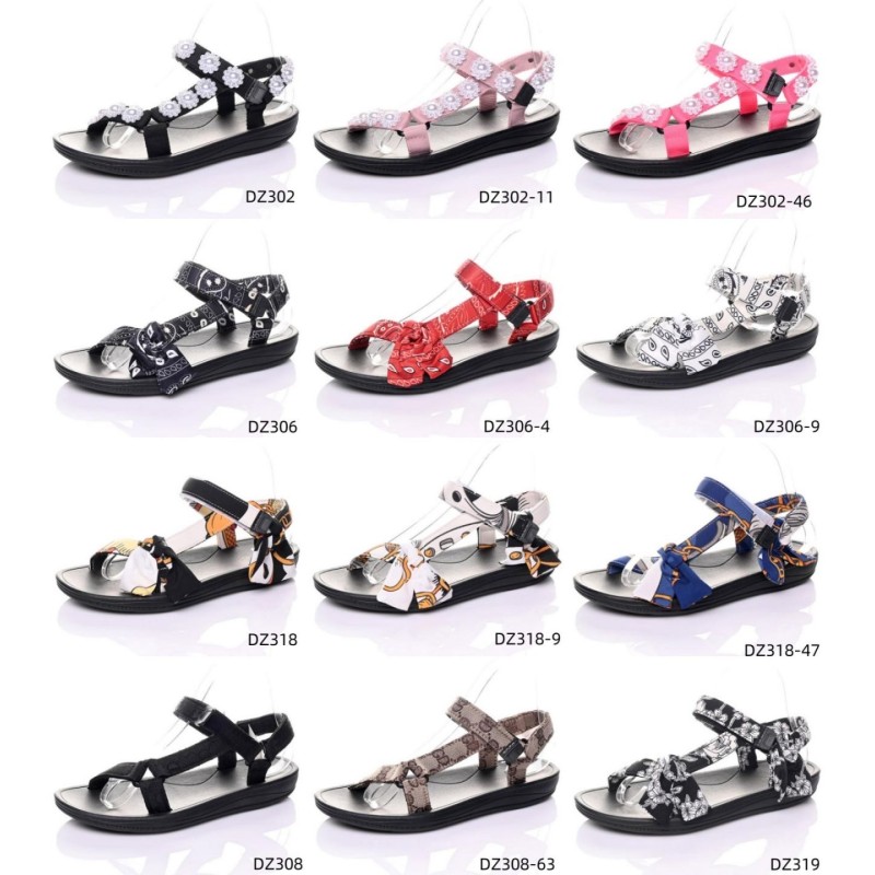 Buty Sandały DAMSKIE (36-41,12 par)Kolor Jak na zdzięciu