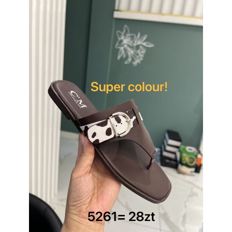 Buty Klapki DAMSKIE (36-41,12par)Kolor Jak na zdzięciu