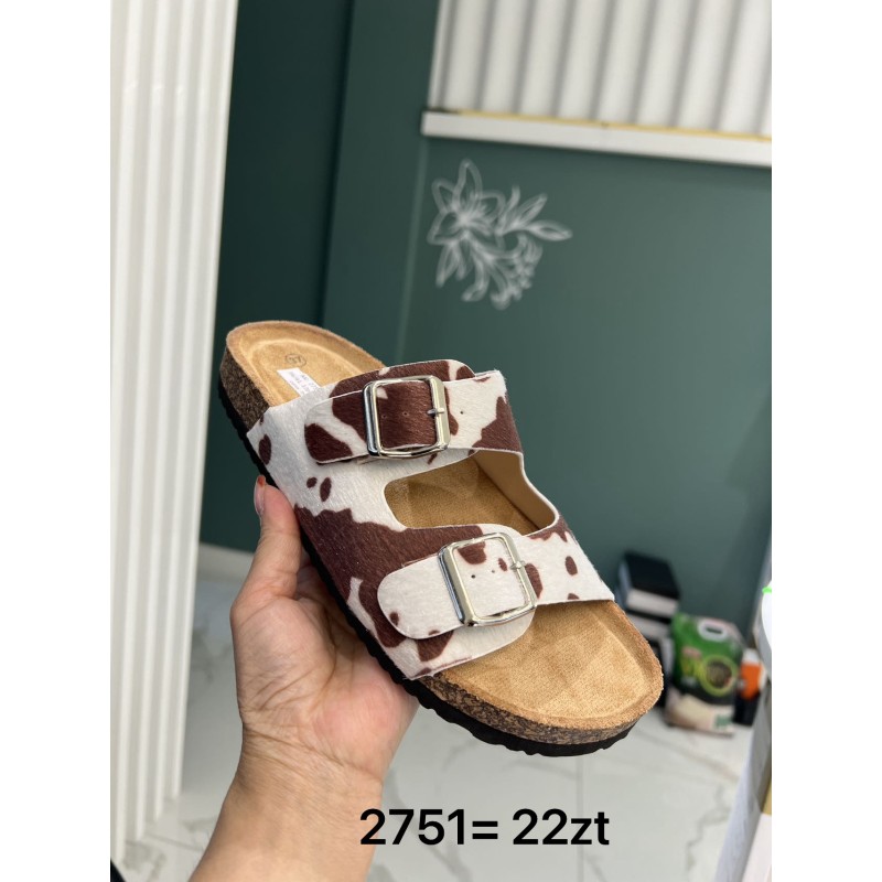 Buty Klapki DAMSKIE (36-41,12par)Kolor Jak na zdzięciu