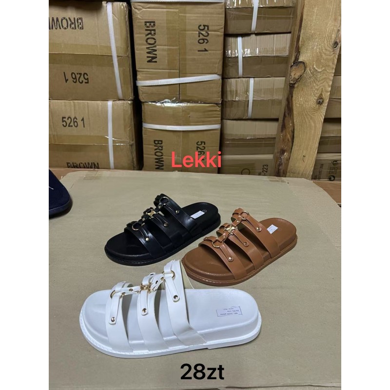 Buty Klapki DAMSKIE (36-41,12par)Kolor Jak na zdzięciu