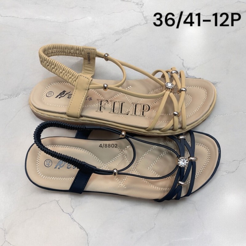 Buty Sandały DAMSKIE (36-41,12par)Kolor Jak na zdzięciu