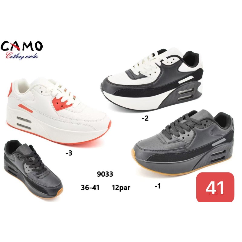 Buty Sportowe DAMSKIE (36-41,12par)Kolor Jak na zdzięciu