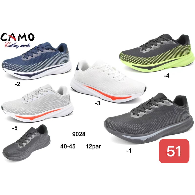 Buty Sportowe DAMSKIE (36-41,12par)Kolor Jak na zdzięciu