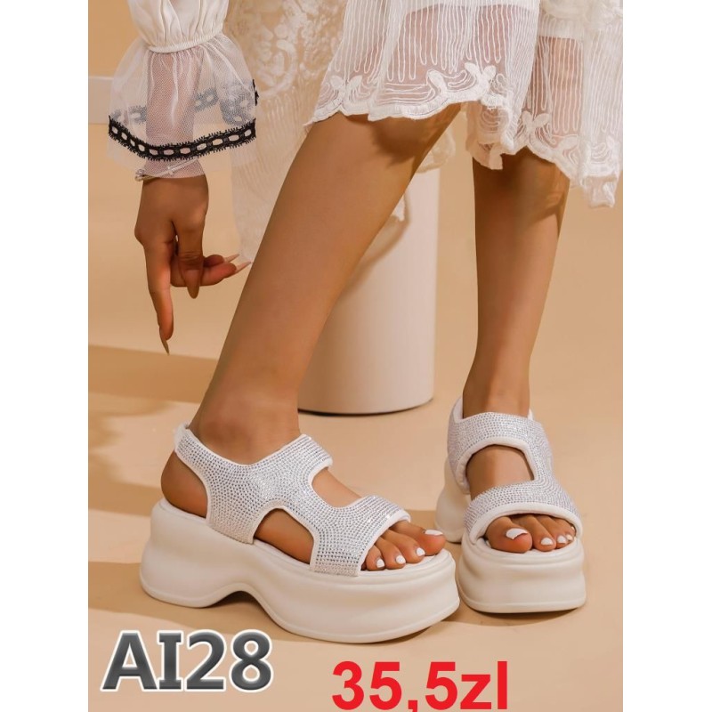 Buty Sandały DAMSKIE (36-41,12par)Kolor Jak na zdzięciu