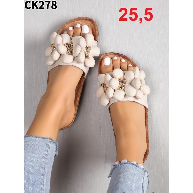 Buty Klapki DAMSKIE (36-41, 12par)Kolor Jak na zdzięciu