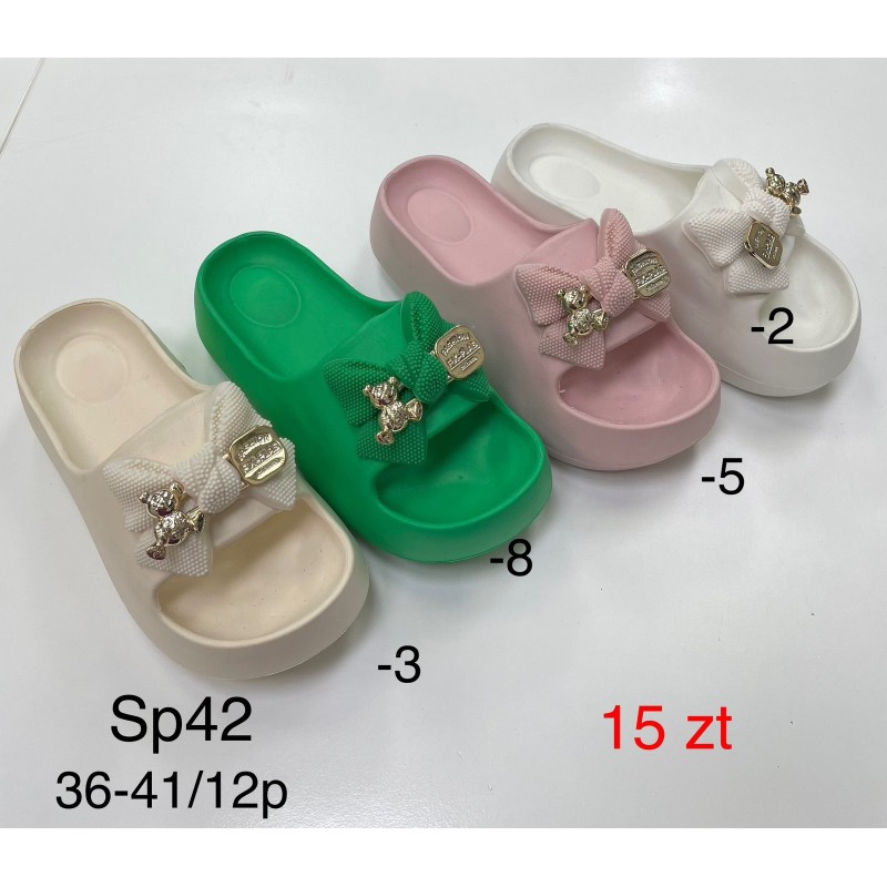 Buty Klapki DAMSKIE (36-41,12par)Kolor Jak na zdzięciu