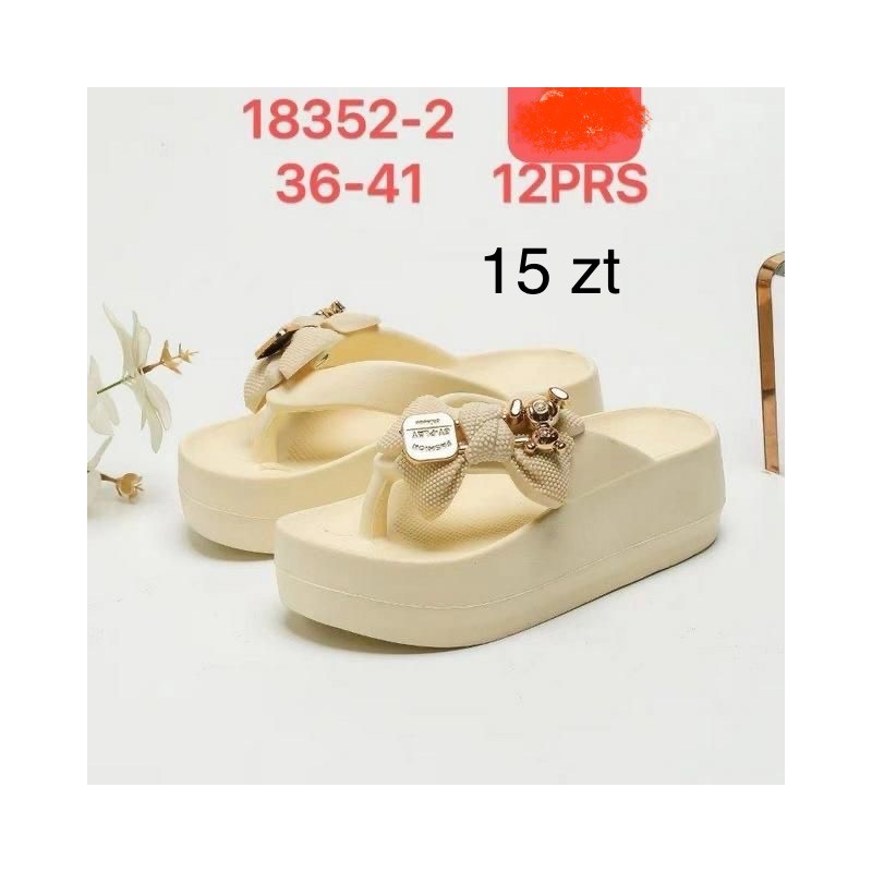 Buty Klapki DAMSKIE (36-41,12par)Kolor Jak na zdzięciu